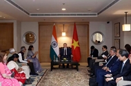 Top Vietnamese leader receives President of India-Vietnam Friendship Association